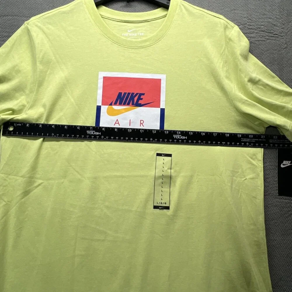 Nike Air Sportswear T-Shirt Divided Box Logo Tee Men's Large (CT7126-367) - Picture 8 of 11